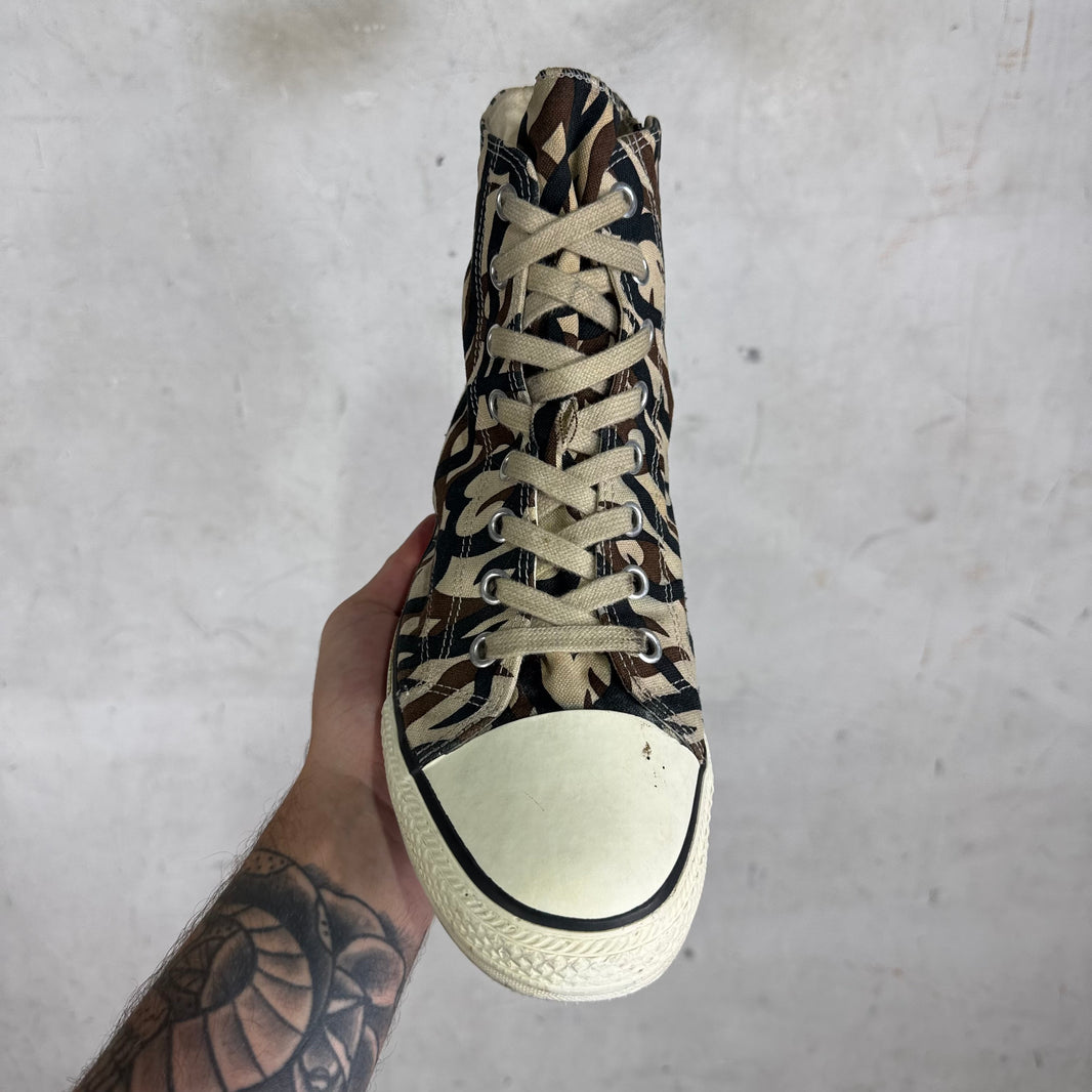 Number Nine Tribal Heart Lace Up Sneakers