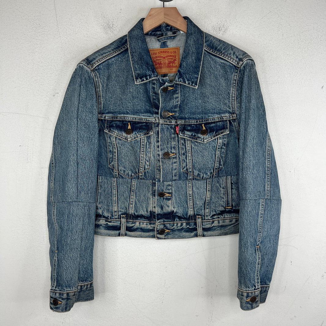 Vetements Levis Rebuilt Cropped Denim Jacket