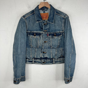 Vetements Levis Rebuilt Cropped Denim Jacket