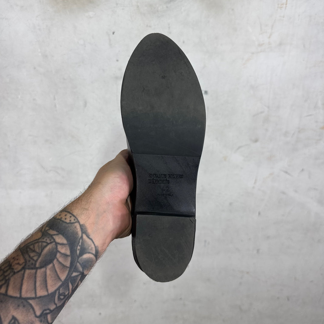 ERD Leather Studded Clogs
