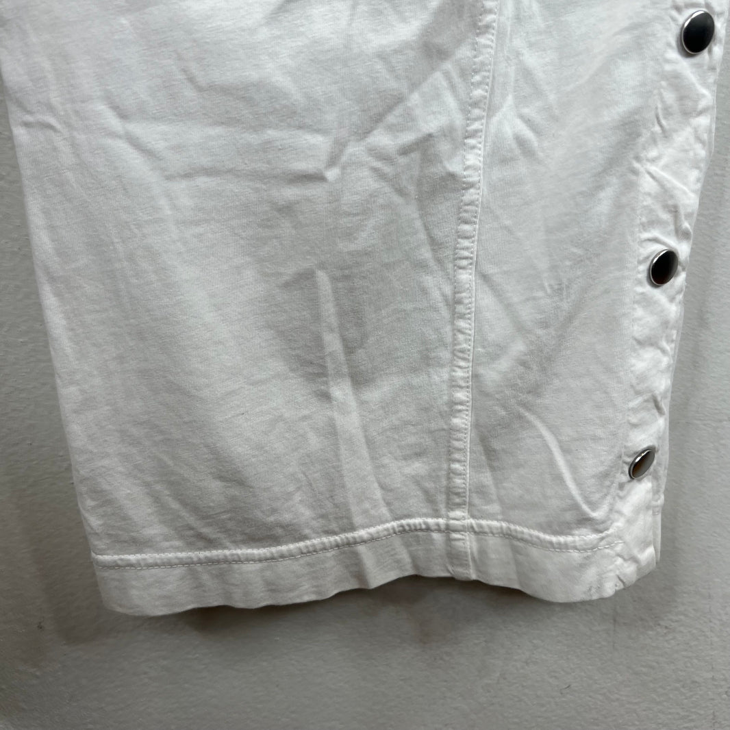 DRKSHDW White Thin Cotton Pusher Pants