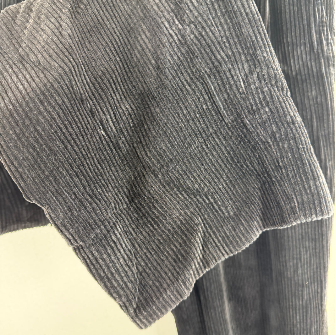 CDG Homme Black Corduroy Trousers