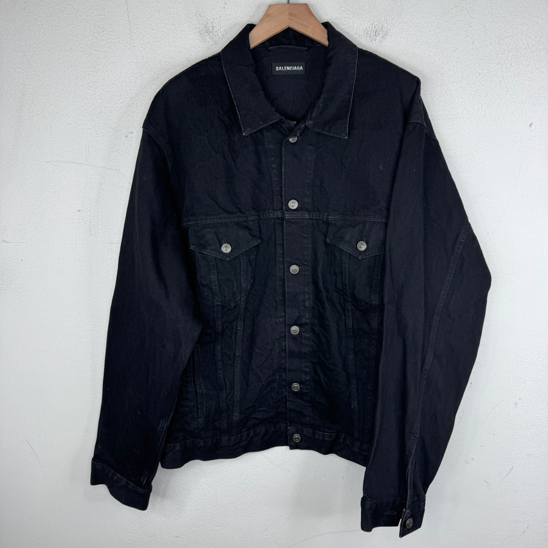 Balenciaga Black Denim Jacket