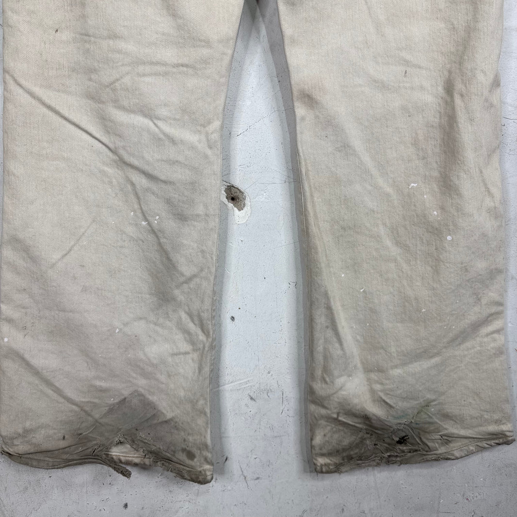Acne Studios 2021M Trafalgar White Painter Jeans