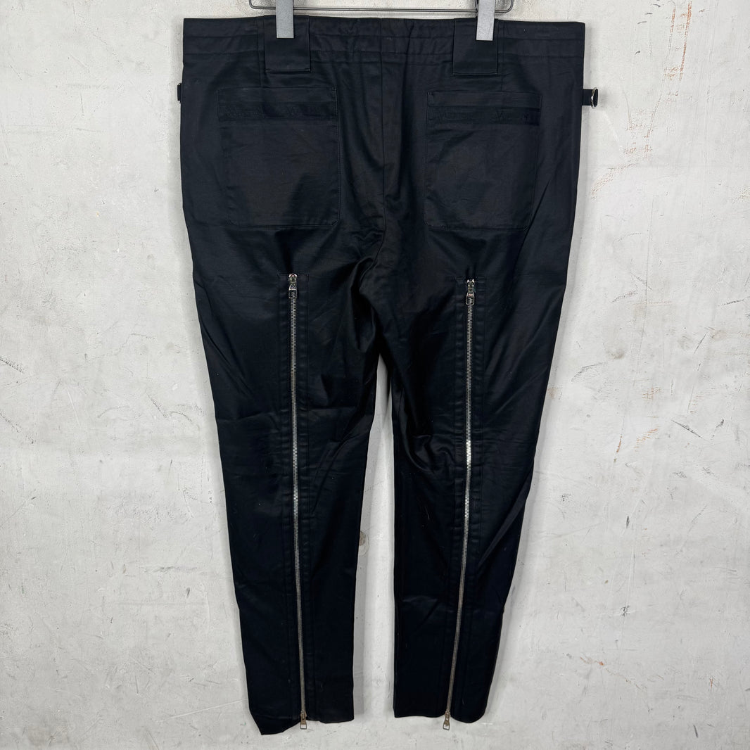 Louis Vuitton Black Back Zip Trousers