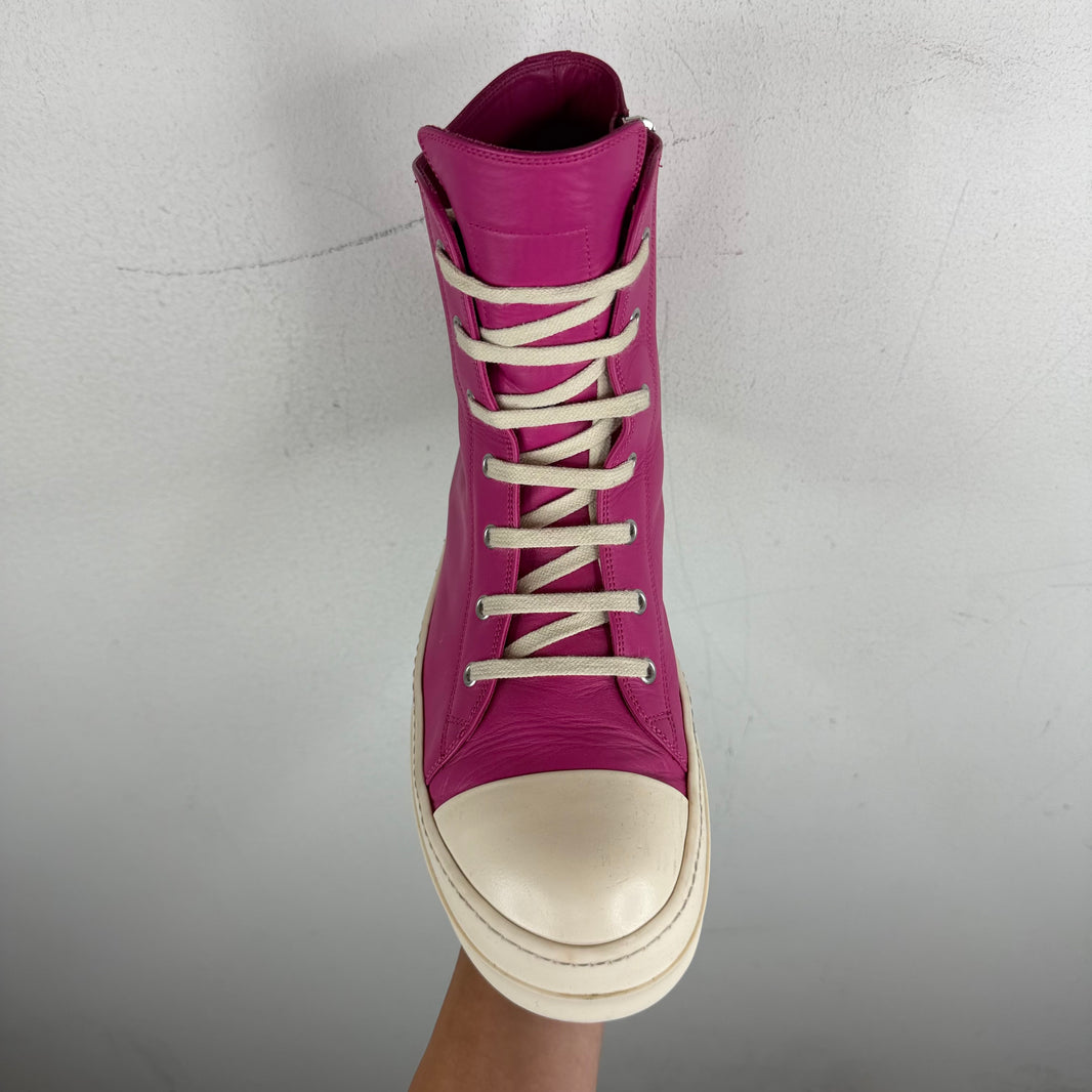 Rick Owens Hot Pink Leather Ramones