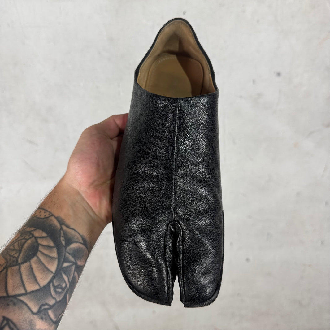 Margiela Leather Tabi Babouches