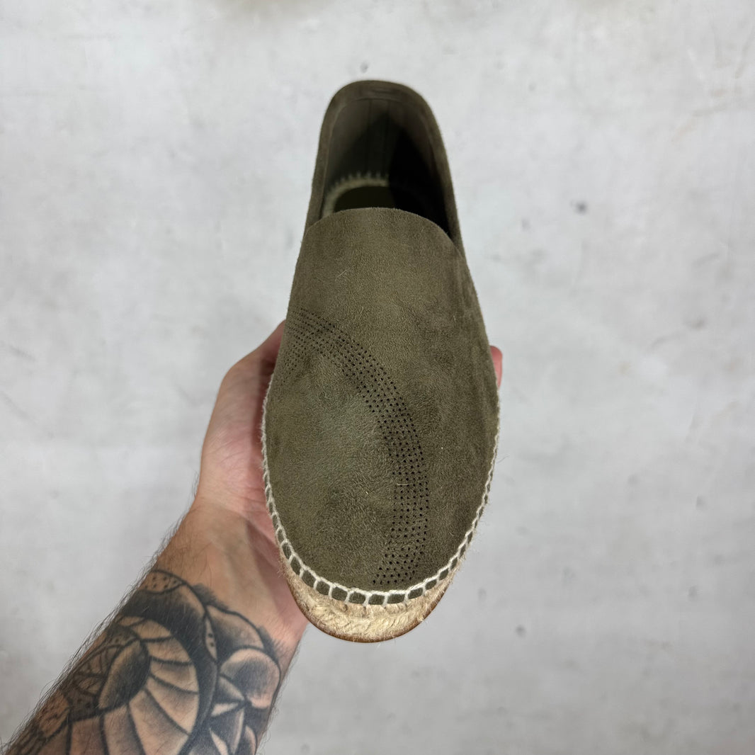 Hermes Espadrilles Hom Izar Olive
