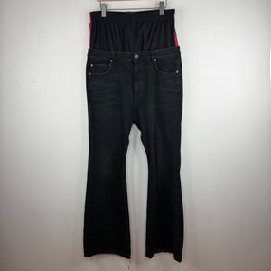 Balenciaga Double Waisted Track Jeans