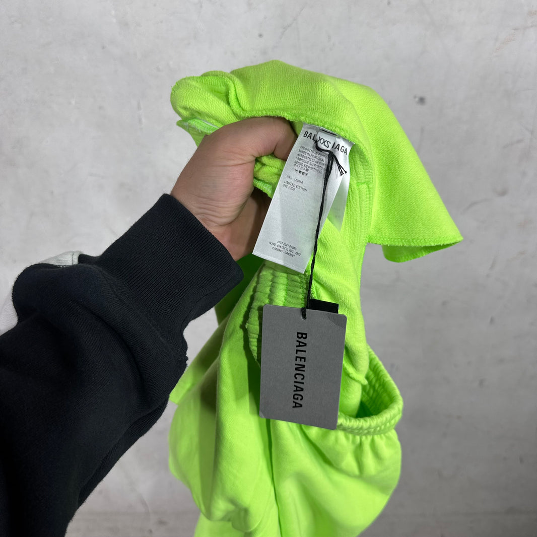 Balenciaga Neon Arabic Sweatshorts