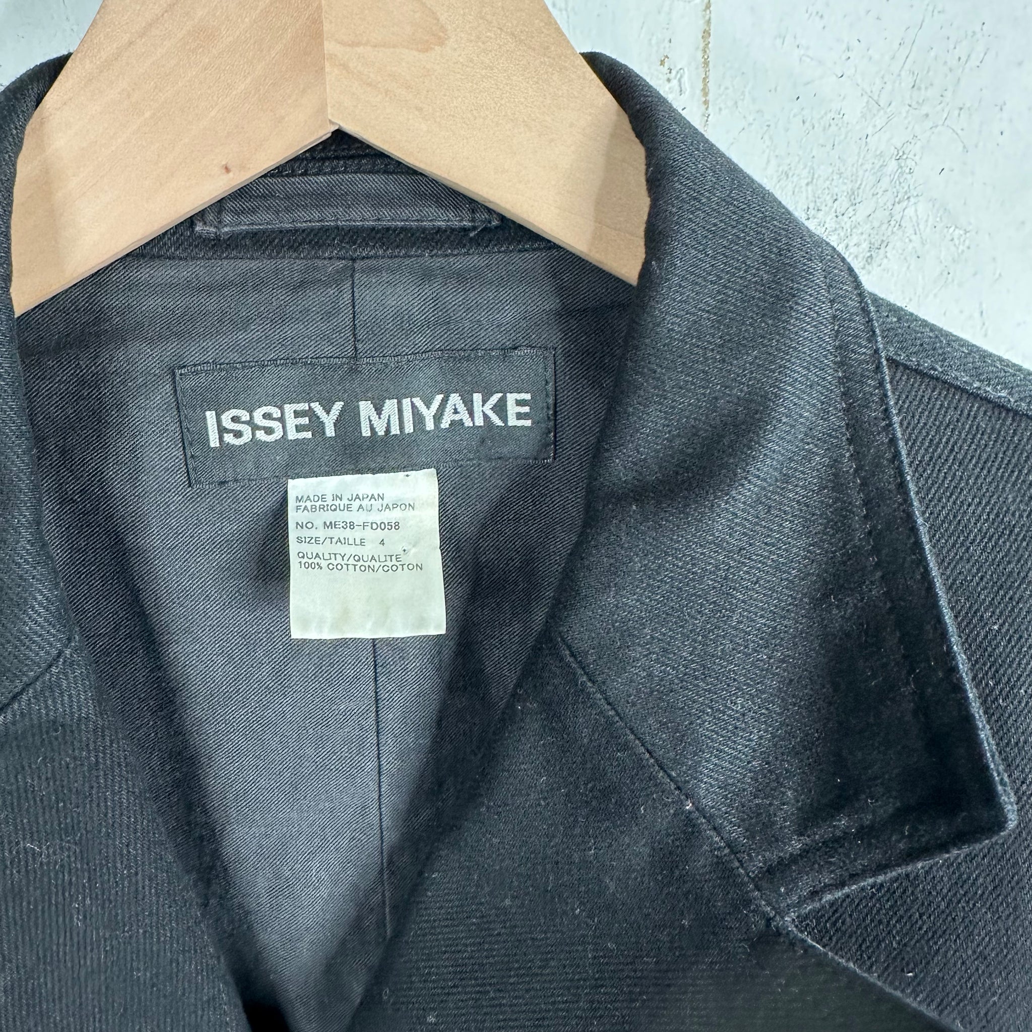 Issey Miyake Tailored Denim Blazer