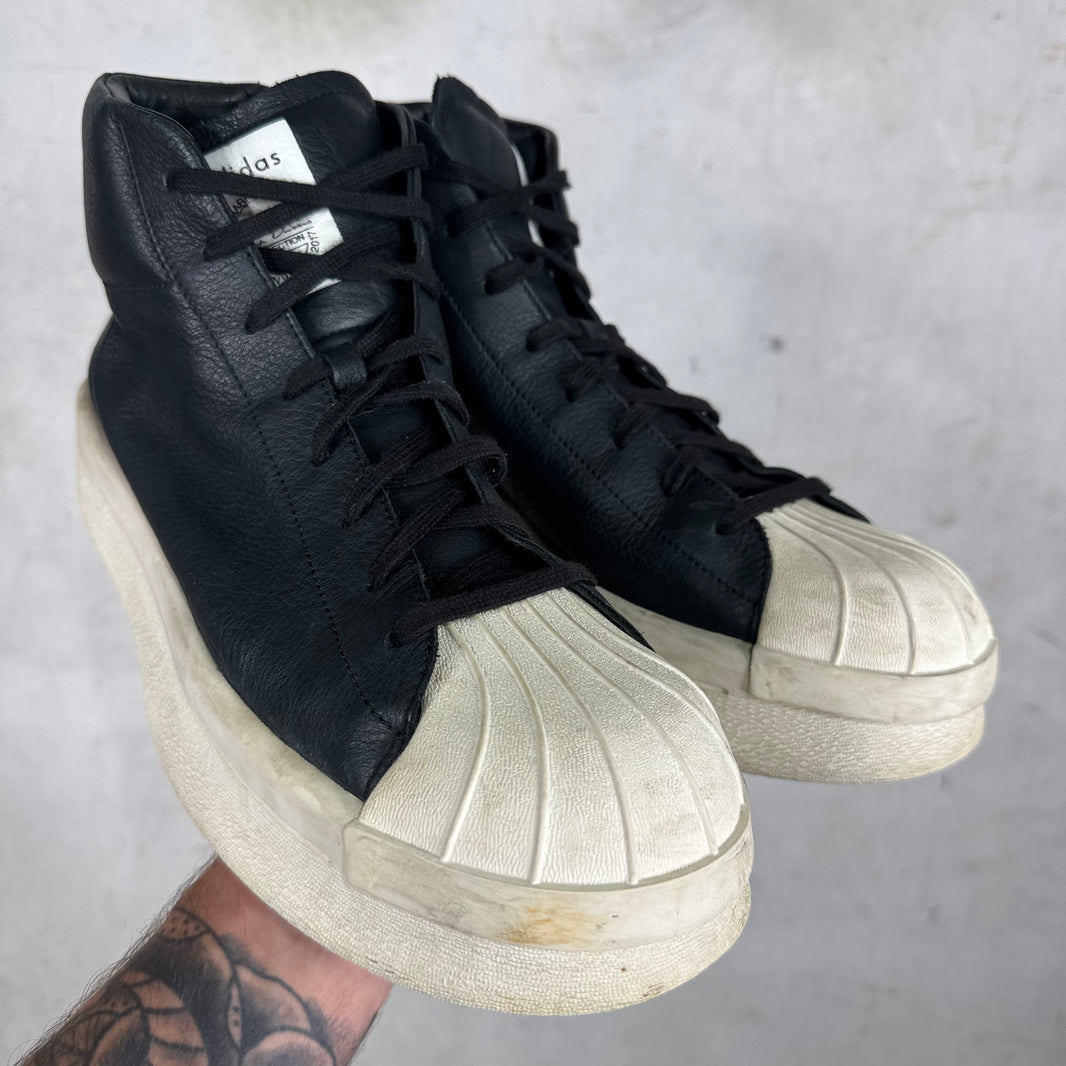 Rick Owens x Adidas Calfskin Mastadon Sneakers