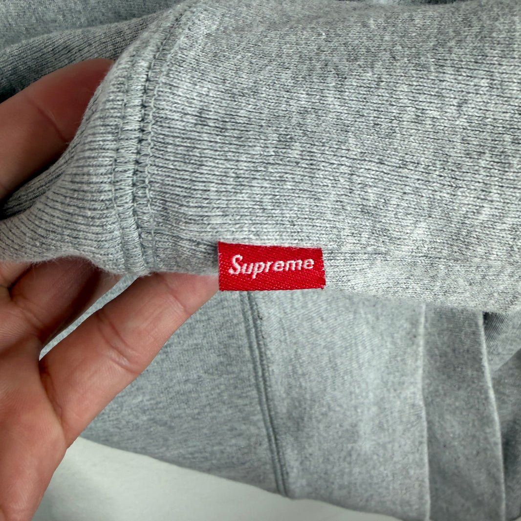 Supreme Gray Arabic Logo Hoodie