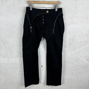 Armani Double Air-cut Zipper Pants