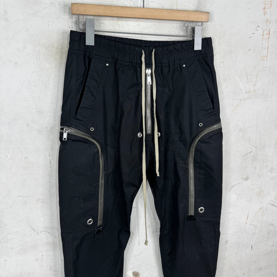 Rick Owens Strobe Canvas Bauhaus Joggers