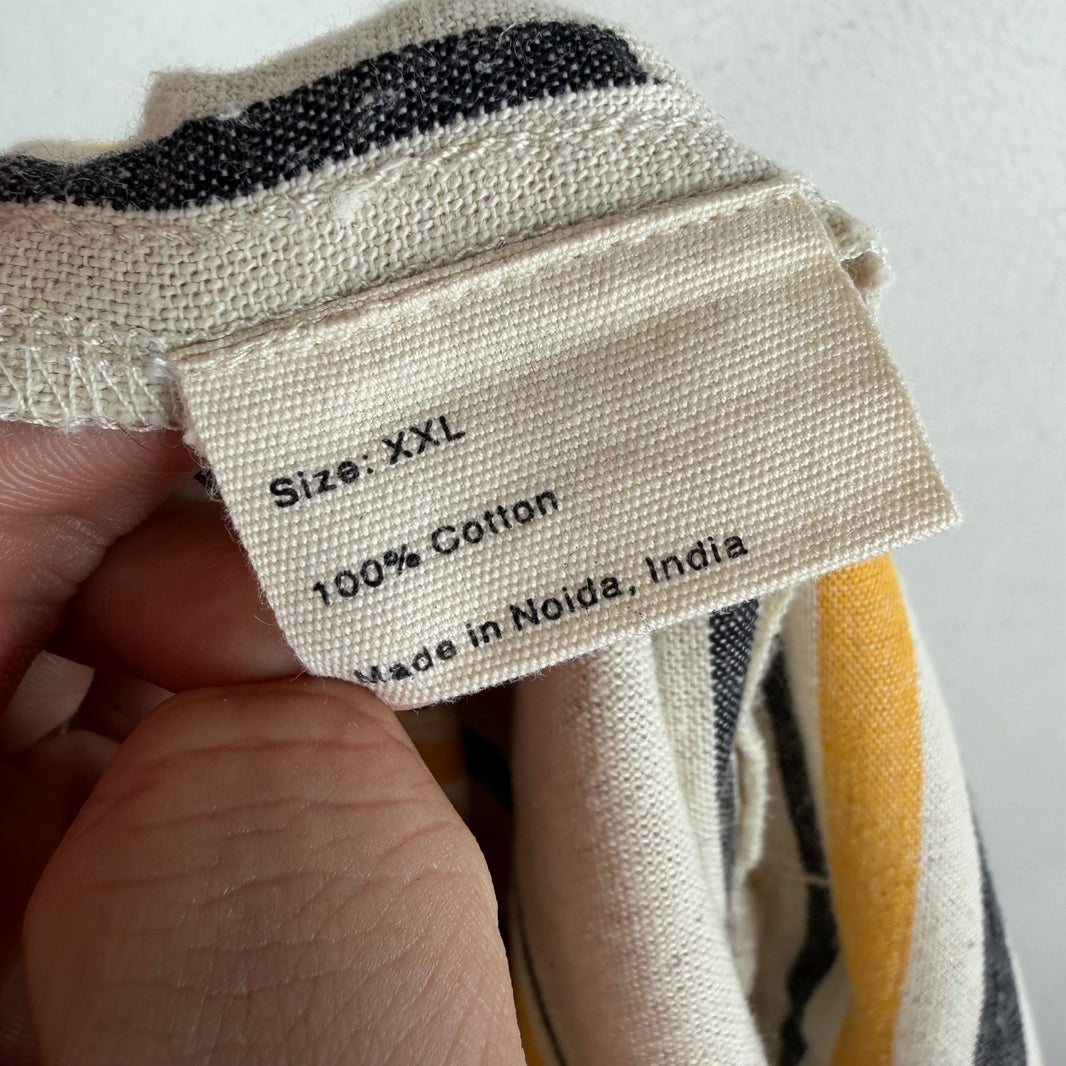 Bode Yellow Striped Shorts