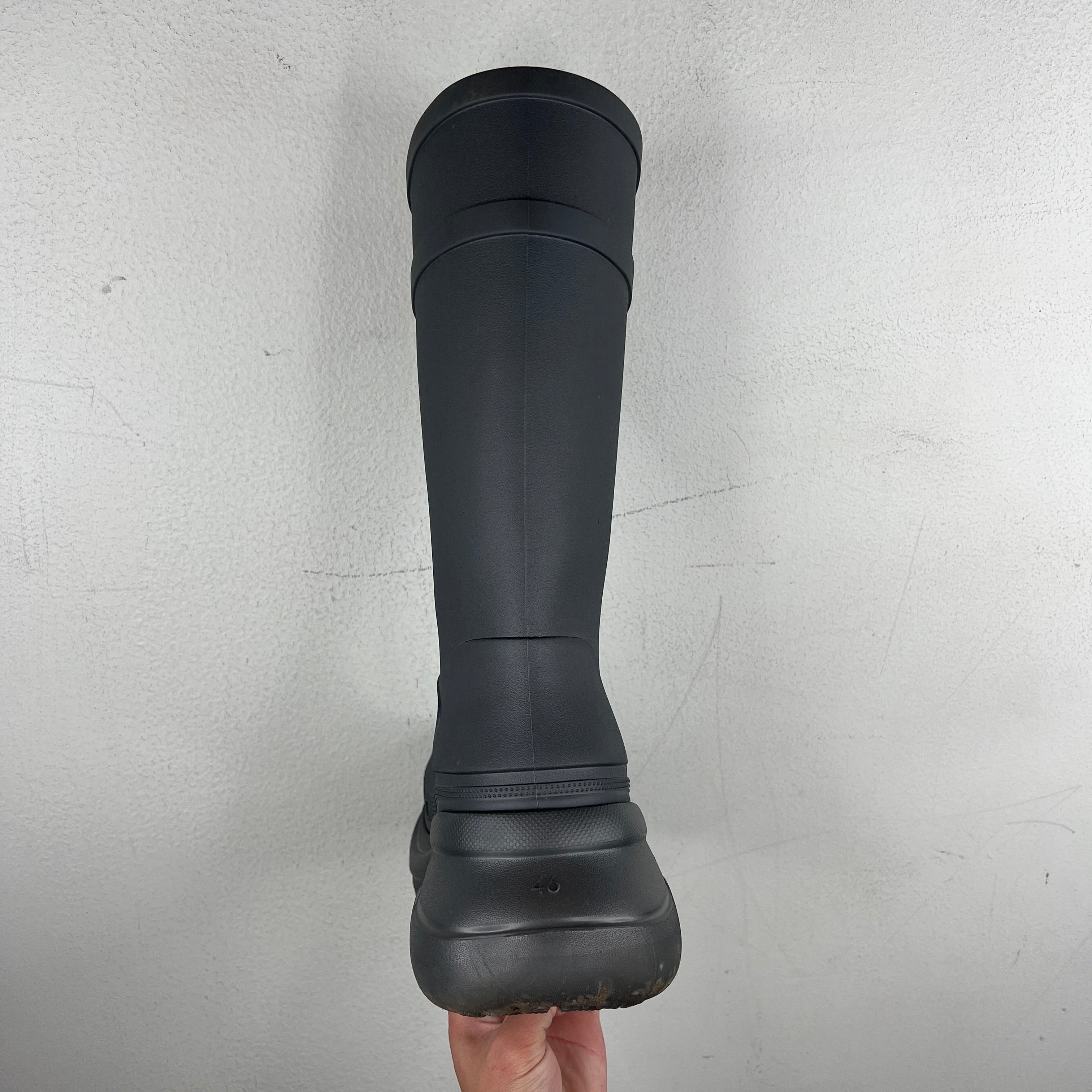 Balenciaga Gray Croc Boots – www.Lukes.store