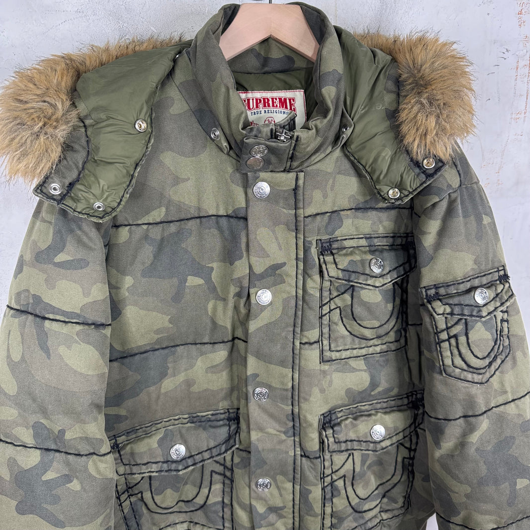 Supreme x True Religion Camo Puffer Jacket