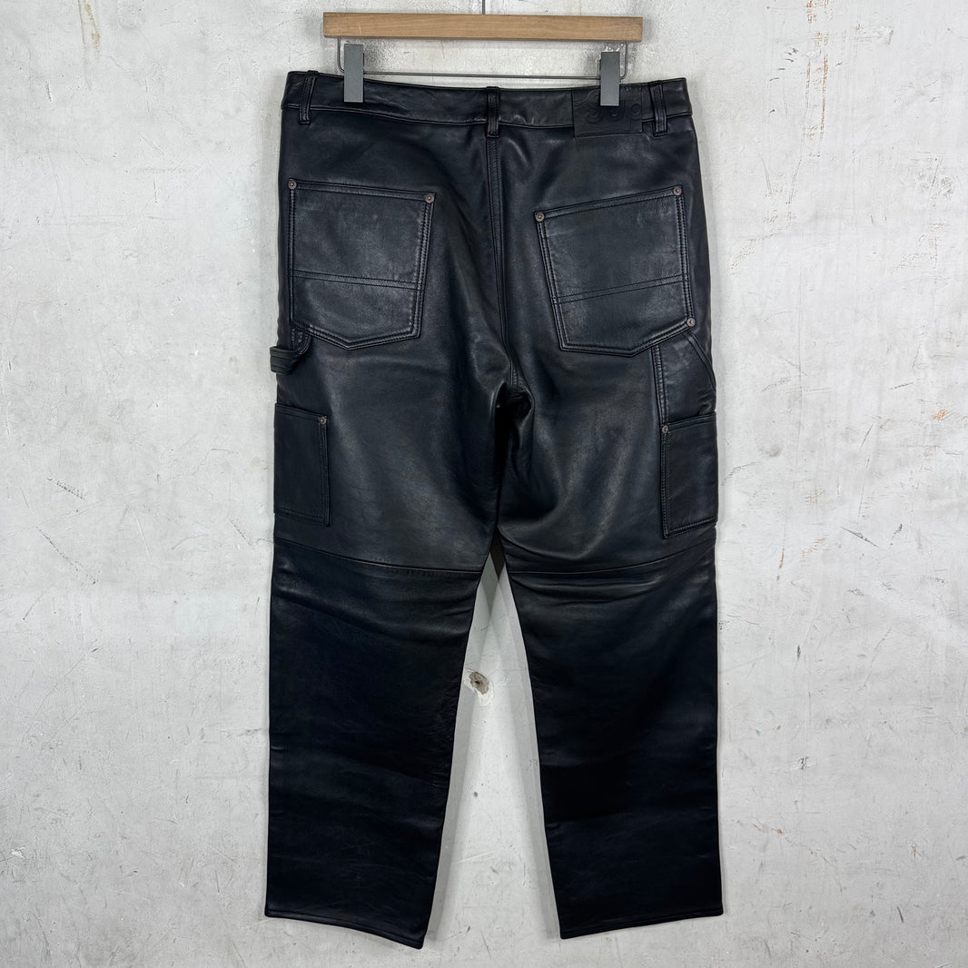 Supreme Leather Loose Double Knee Carpenters
