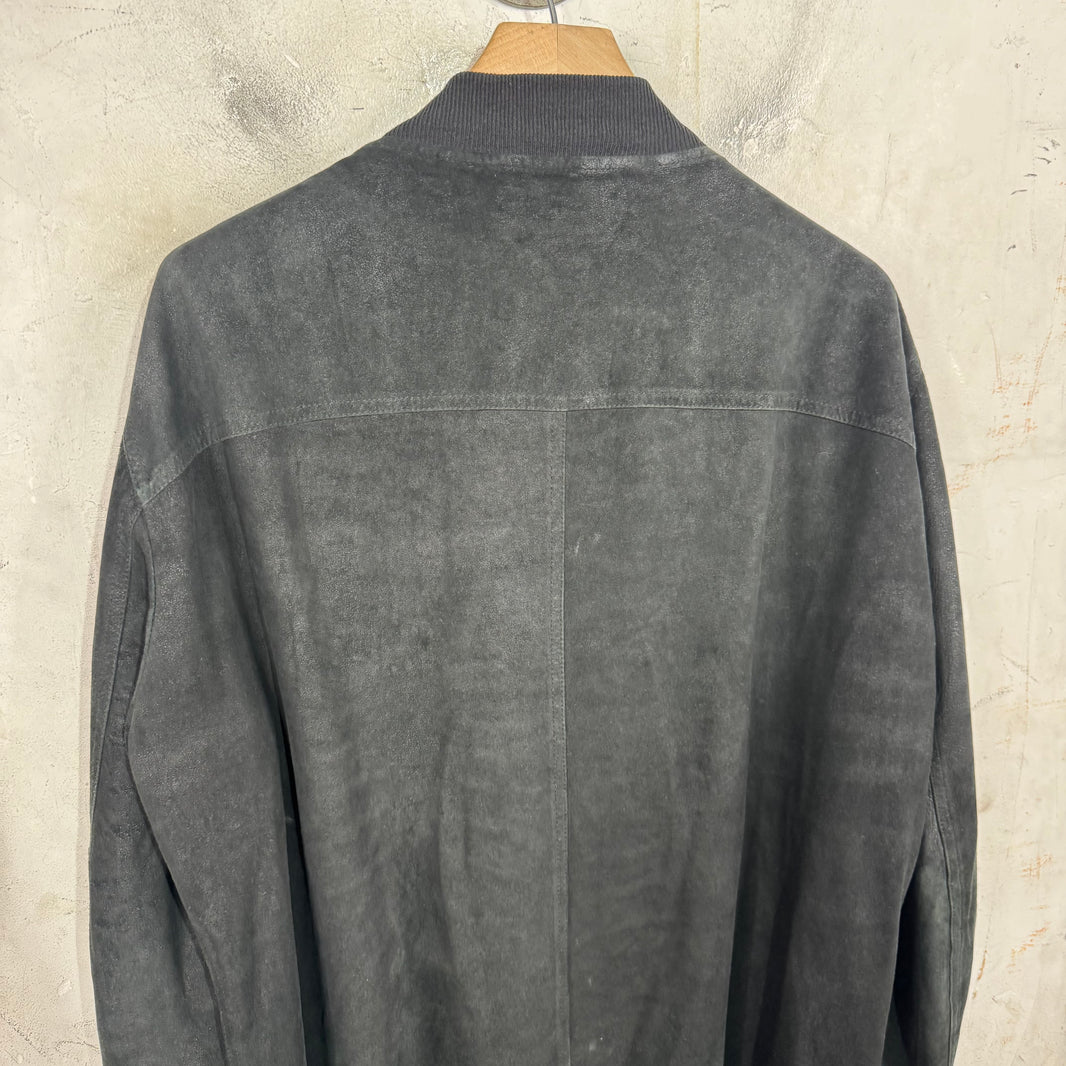 Rick Owens 14' Blistered Leather Jacket