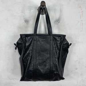 Balenciaga Black Lambskin Medium Bazar Bag