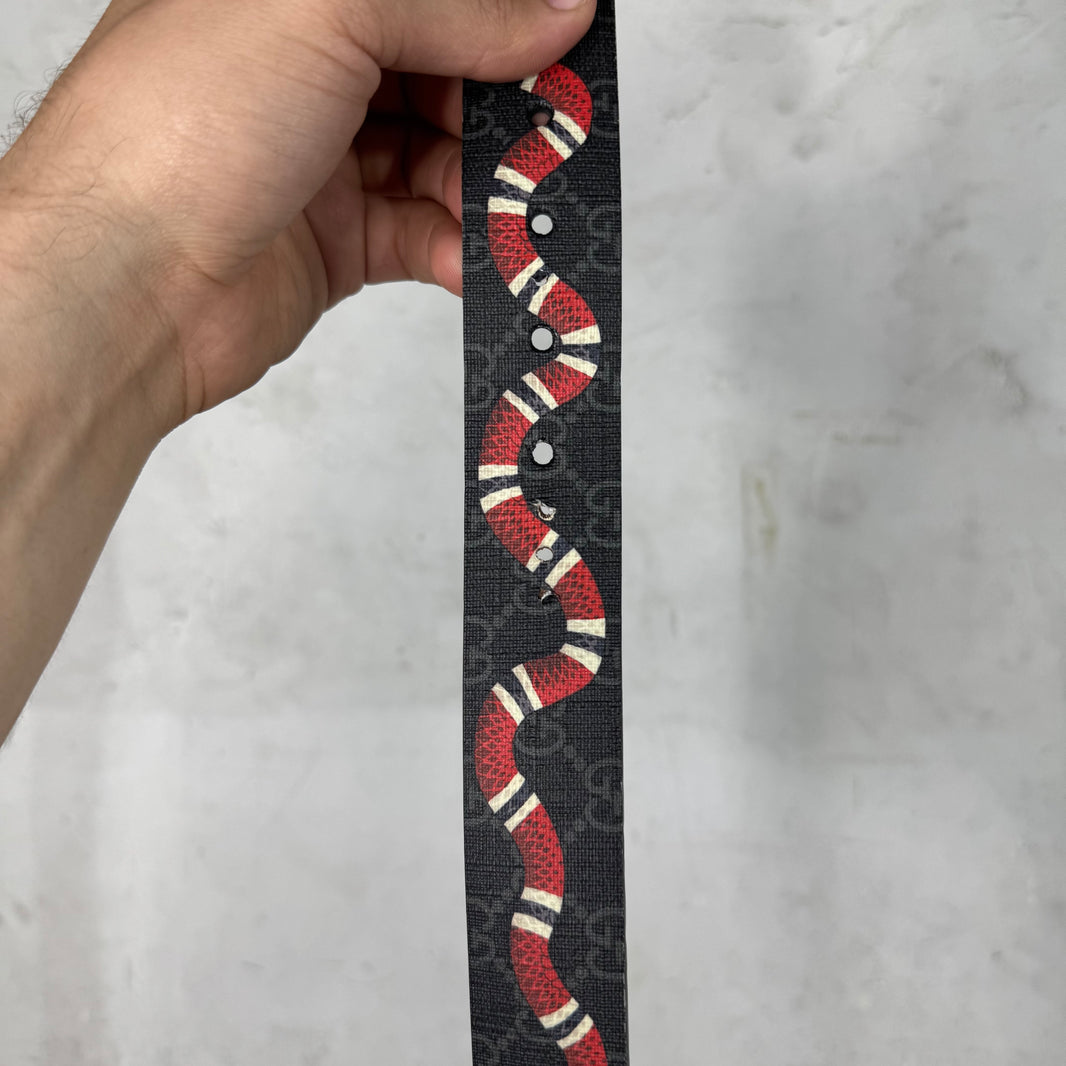 Gucci Monogram Snake Belt