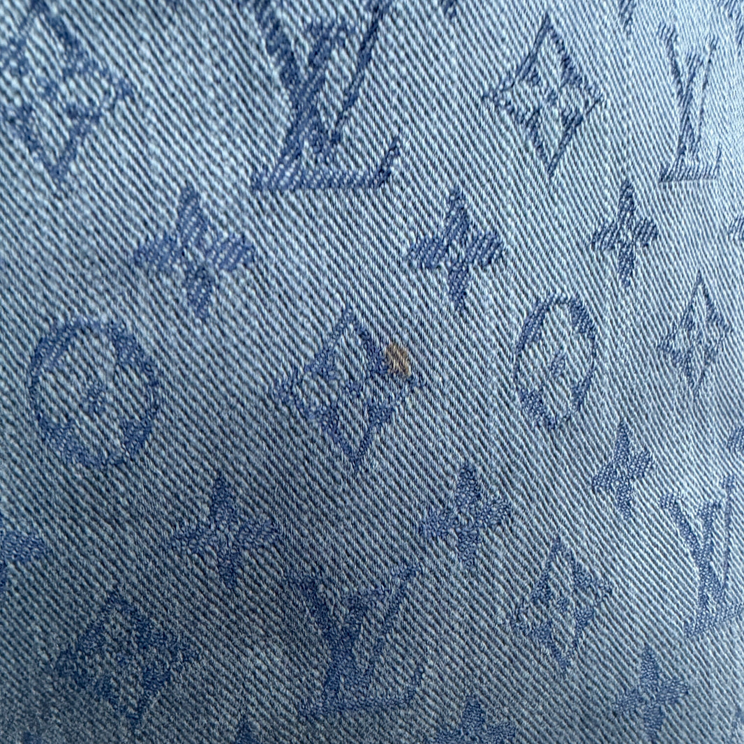Louis Vuitton Slim Blue Monogram Jeans
