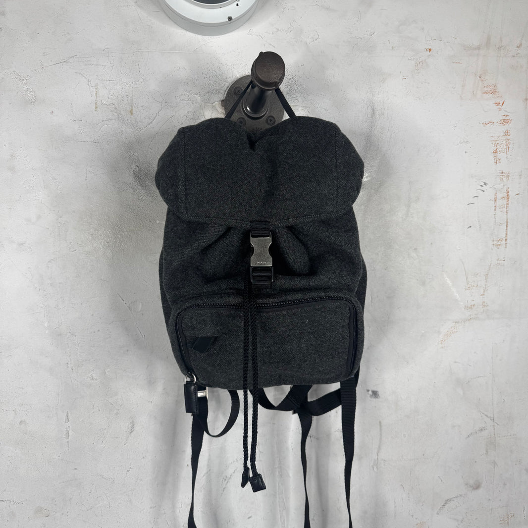 Prada Wool Mini Backpack