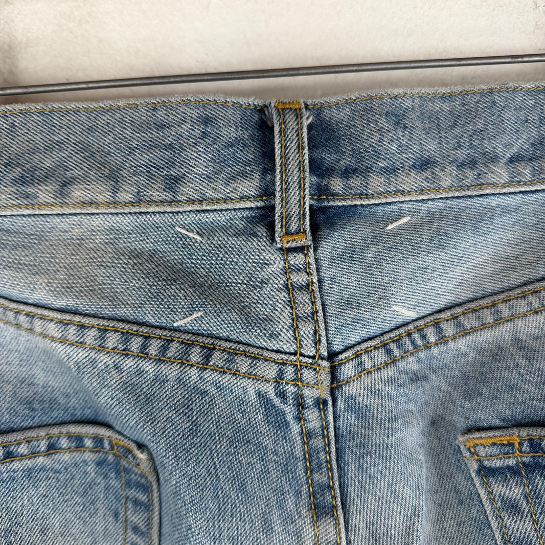 Margiela Light Blue Wash Straight Jeans