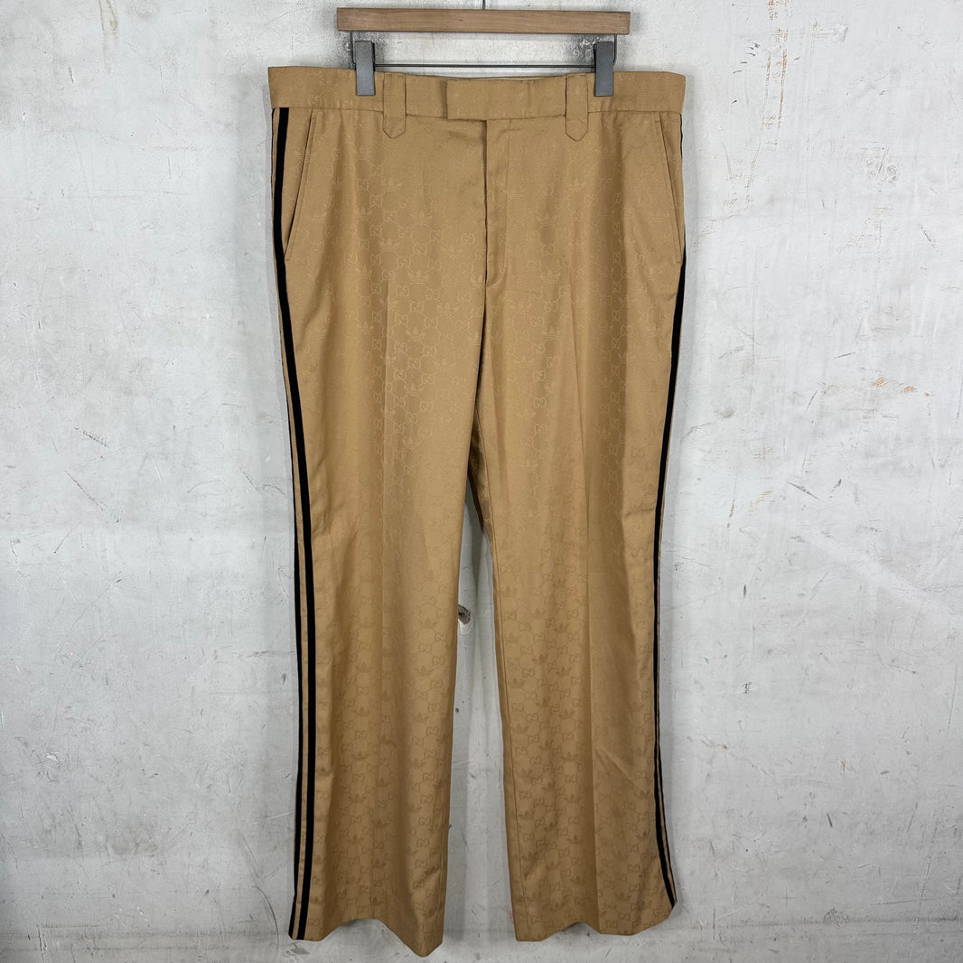 Gucci x Adidas Monogram Loose Trousers