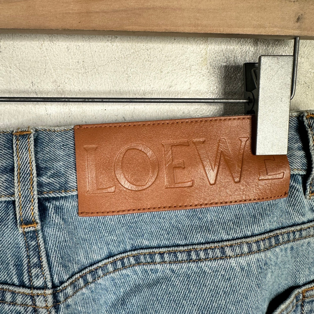 Loewe Lightwash Cuffed Jeans