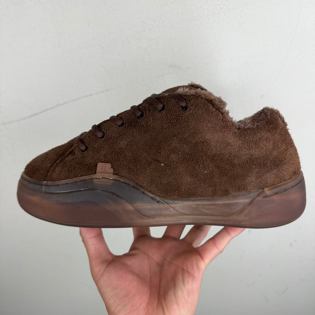 ERL Brown Suede Vamp Sneakers