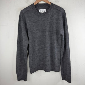 Margiela Elbow Patch Wool Knit Sweater