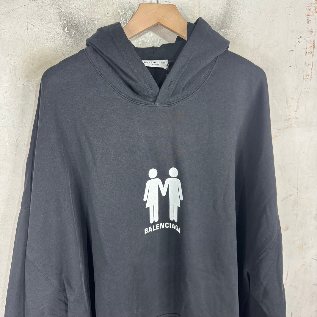 Balenciaga Pride Oversized Hoodie
