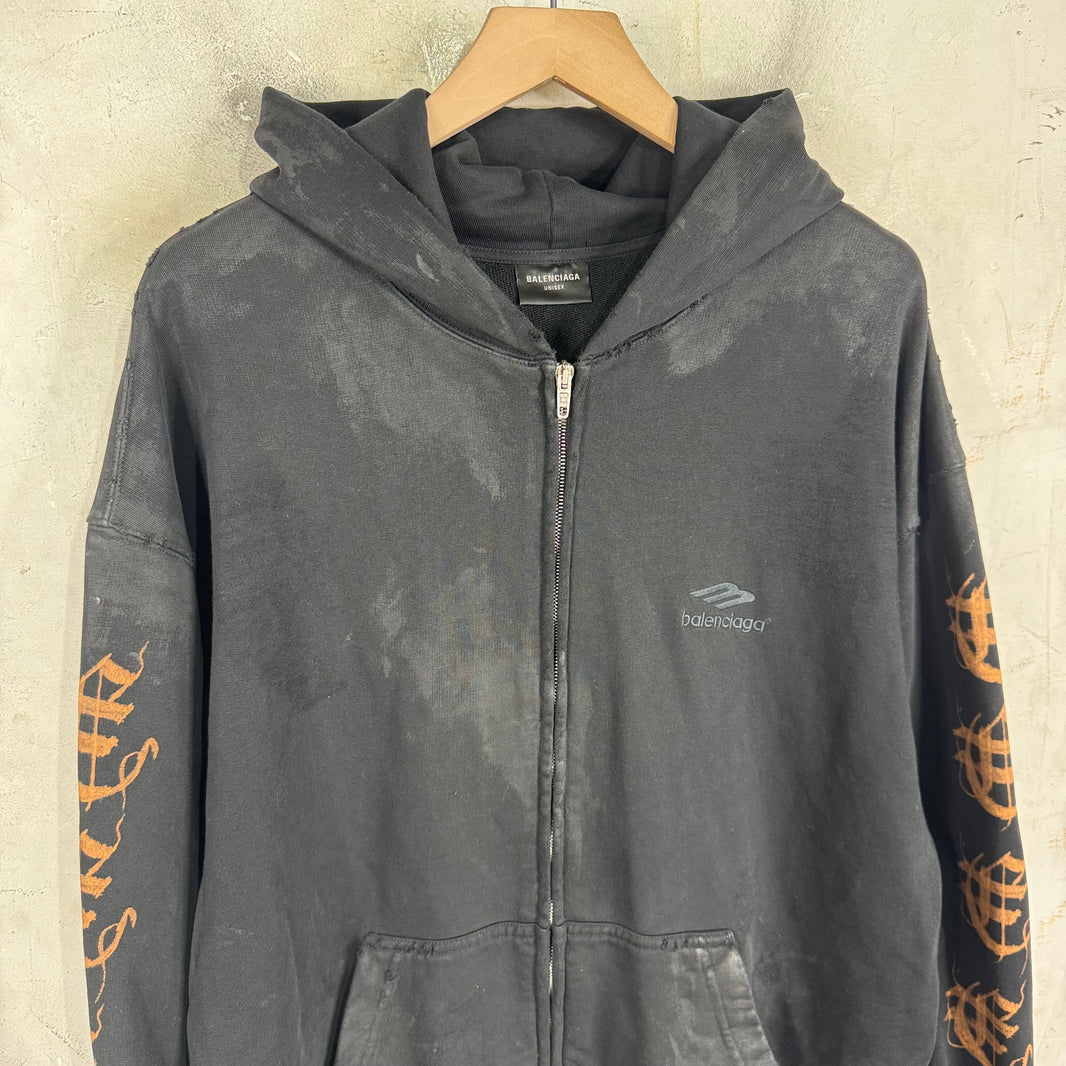 Balenciaga Heavy Metal 3B Zip Hoodie