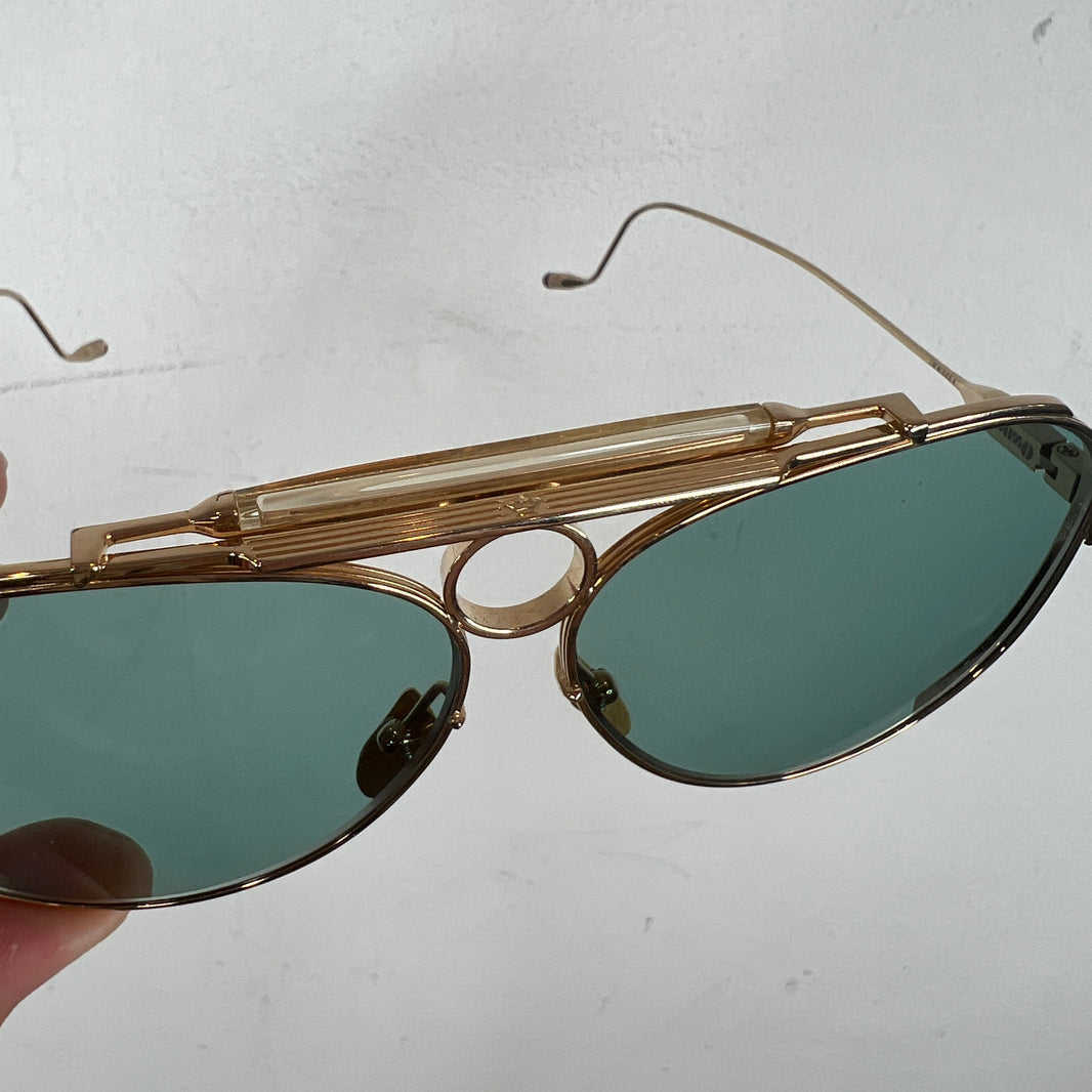 JMM Gold Gonzo Duke Aviator Sunglasses