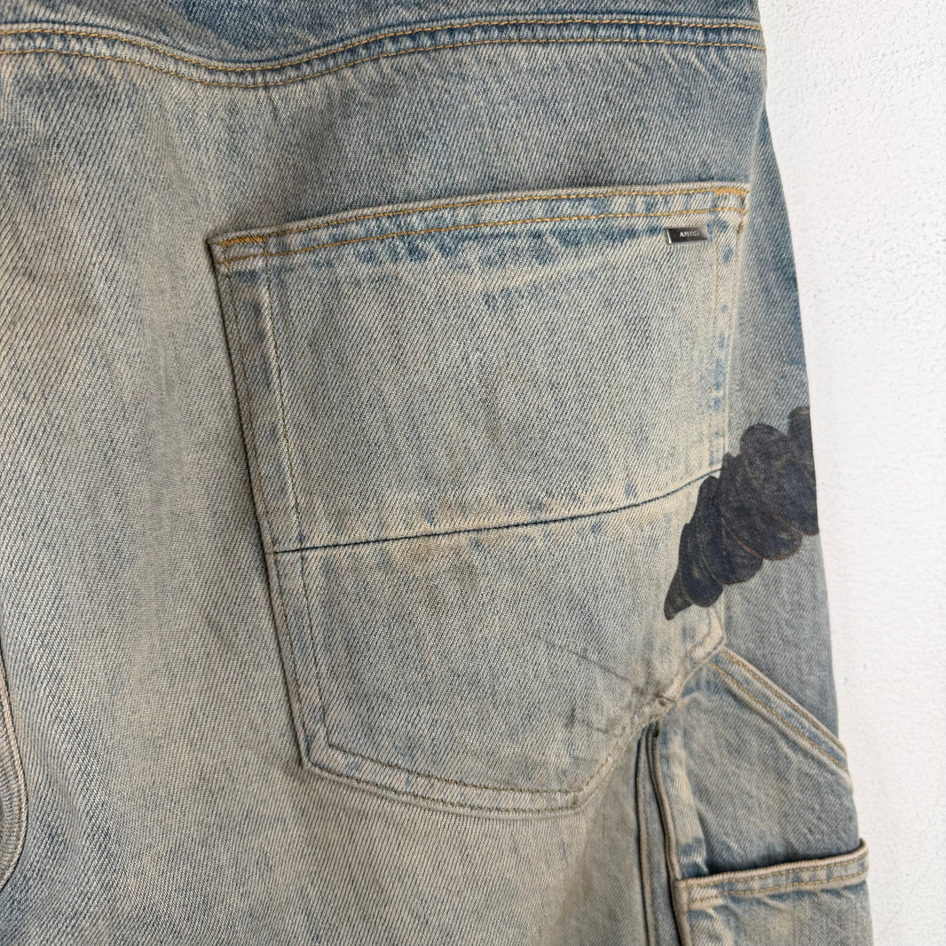 Amiri Tools Double Knee Jeans