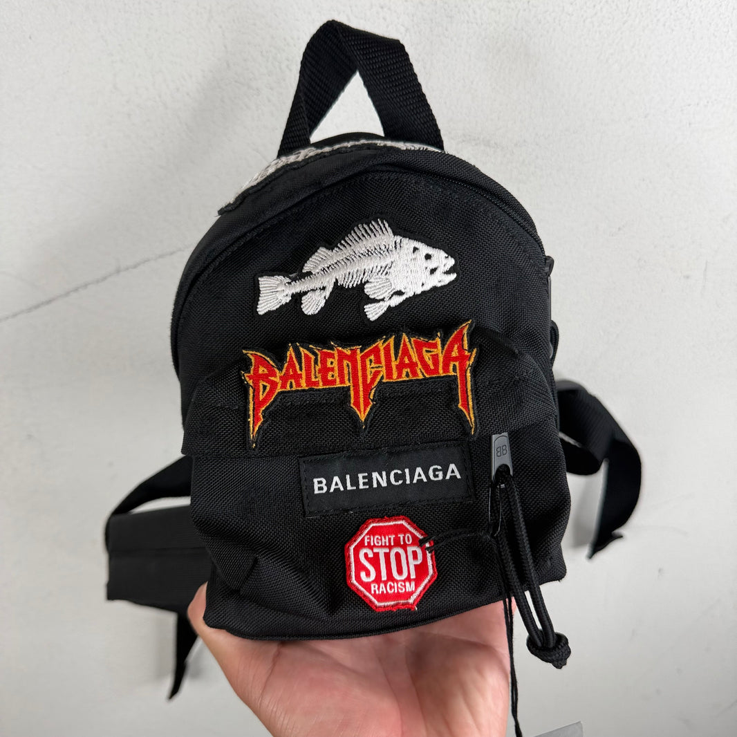 balenciaga backpack mini // Black Explorer Bag VSP Consignment Balenciaga Black Nylon Mini Backpack
