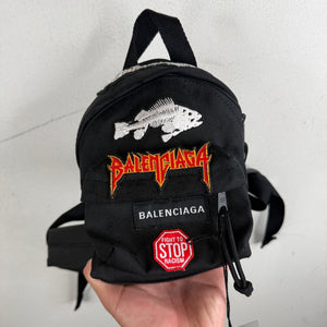 Balenciaga Mini Embroidered Backpack