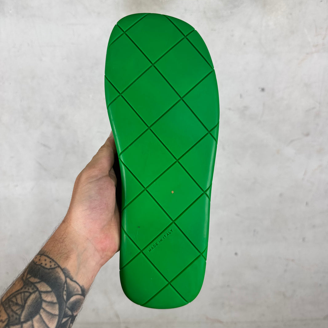 Bottega Veneta Woven Strap Slides