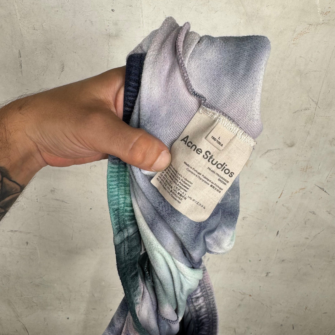 Acne Studios Velvet Tie Dye Shorts