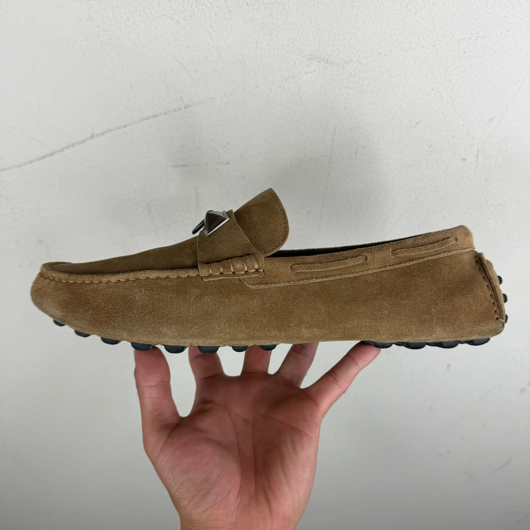 Hermes Irving Suede Loafers