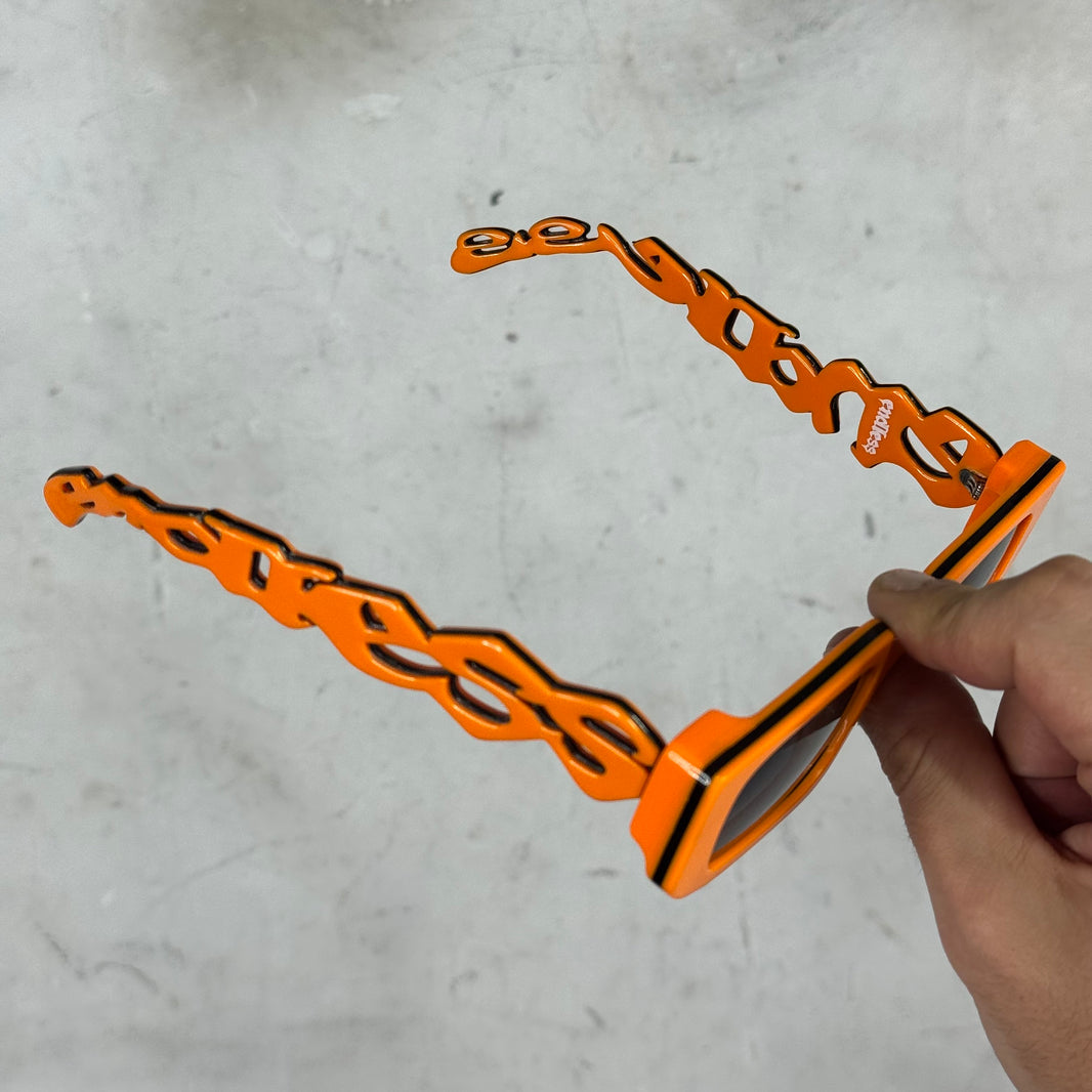 Endless Denim Orange Logo Sunglasses