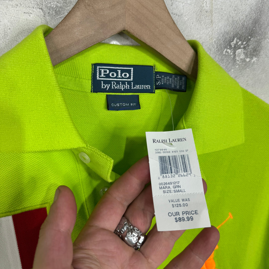 Ralph Lauren Neon France Big Pony Polo