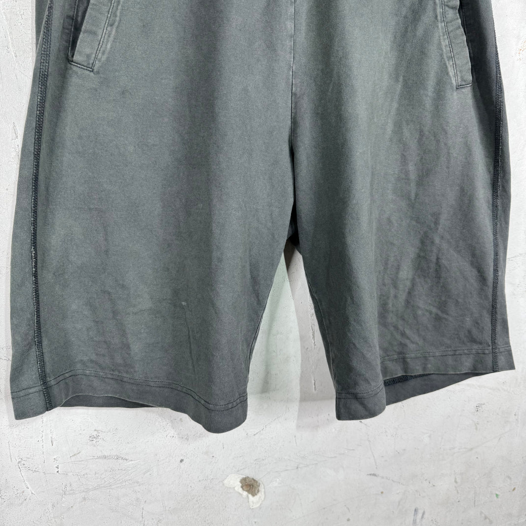 Acne Studios Grey Faded Logo Sweatshorts