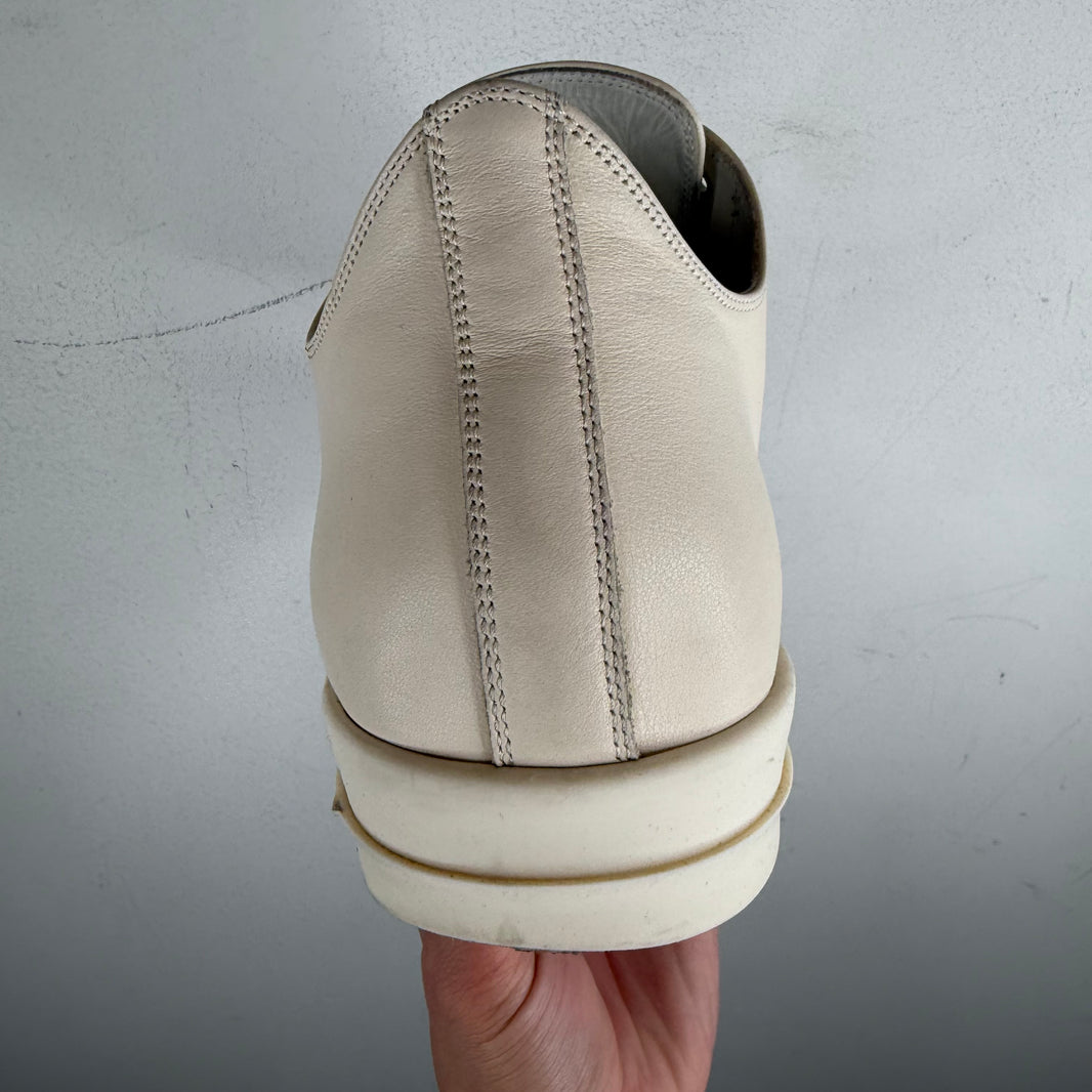 Rick Owens Milk Leather Ramone Lows