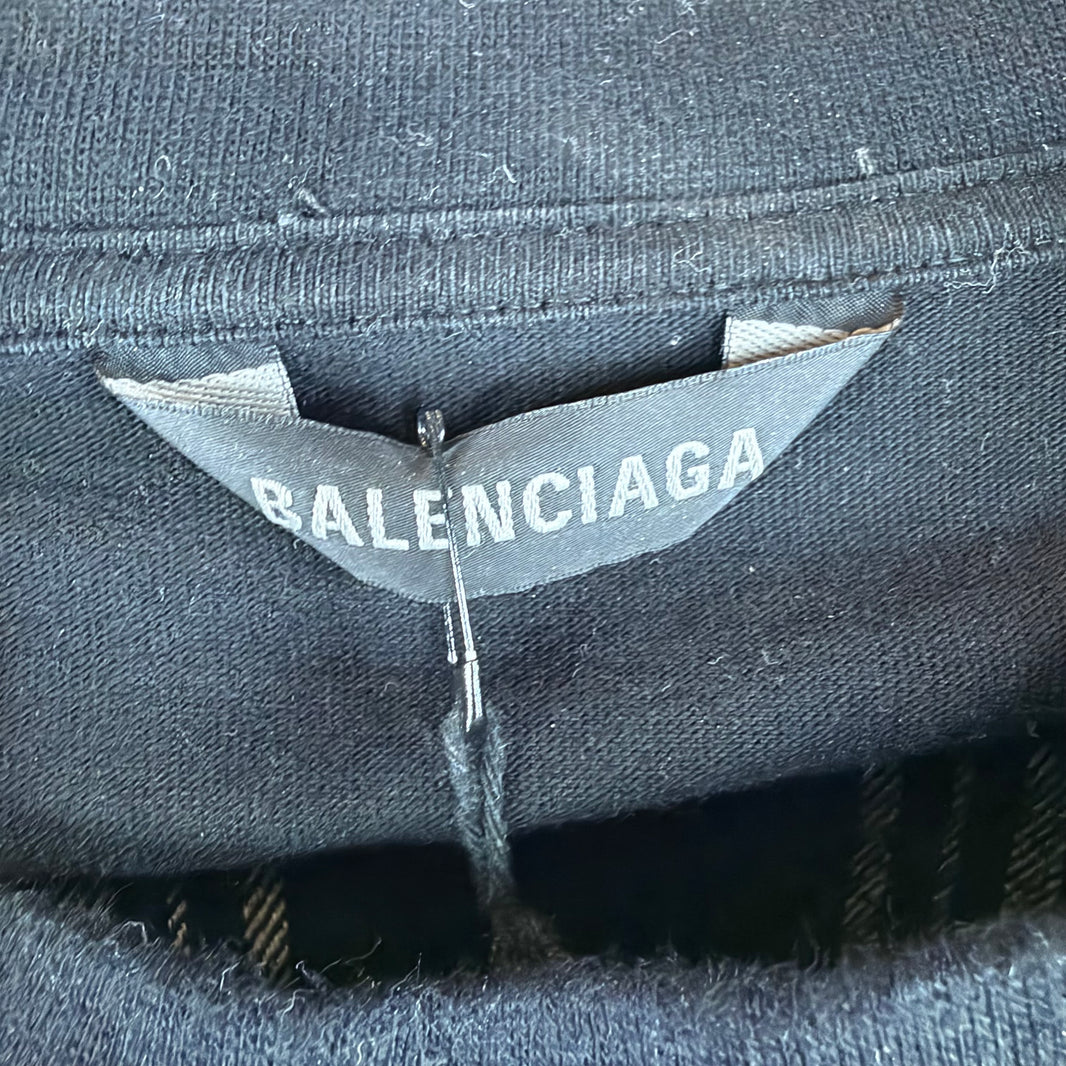 Balenciaga Trompe L'oell Flannel Shirt