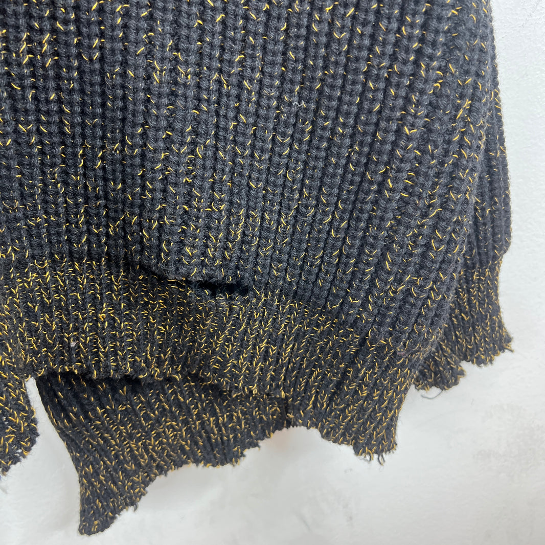 Raf Simons Oversized Distressed Cardigan