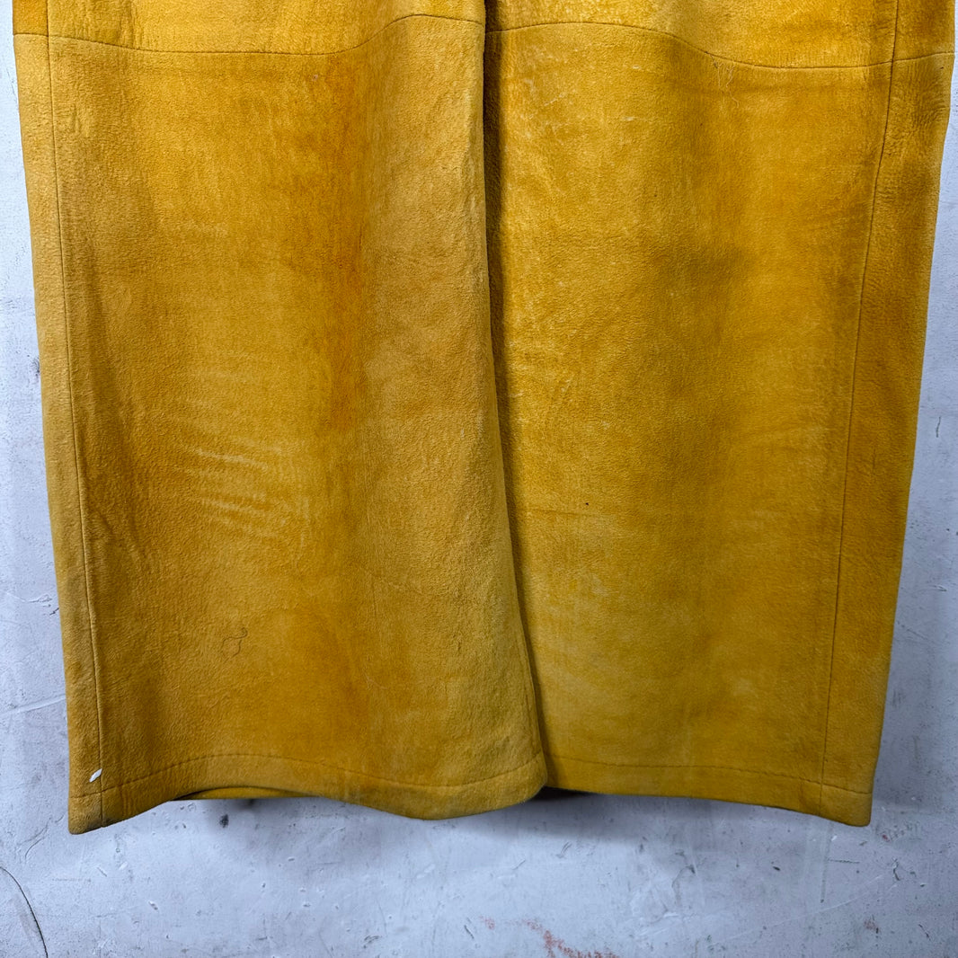 Marni Suede Flared Bootcut Pants