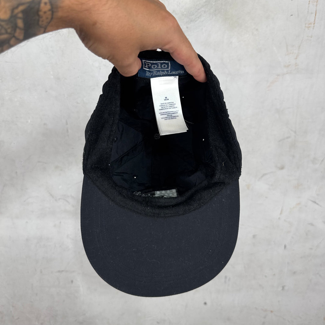 Ralph Lauren Snow Beach Black Nylon Hat